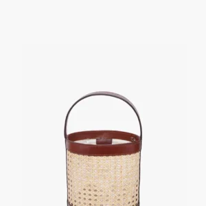 Tuco - STUDIO SARTA - Sac en cuir et rotin naturel artisanal