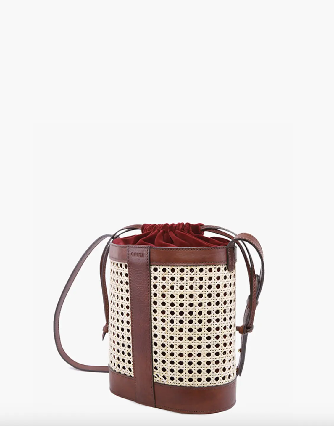Pablo basket - STUDIO SARTA - Sac en cuir et rotin naturel artisanal – Image 5