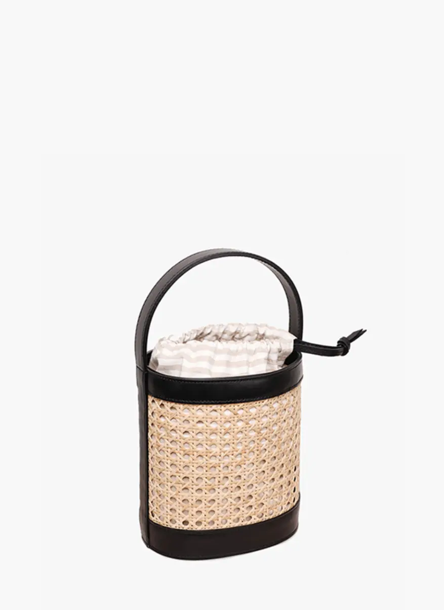 Tuco - STUDIO SARTA - Sac en cuir et rotin naturel artisanal – Image 3
