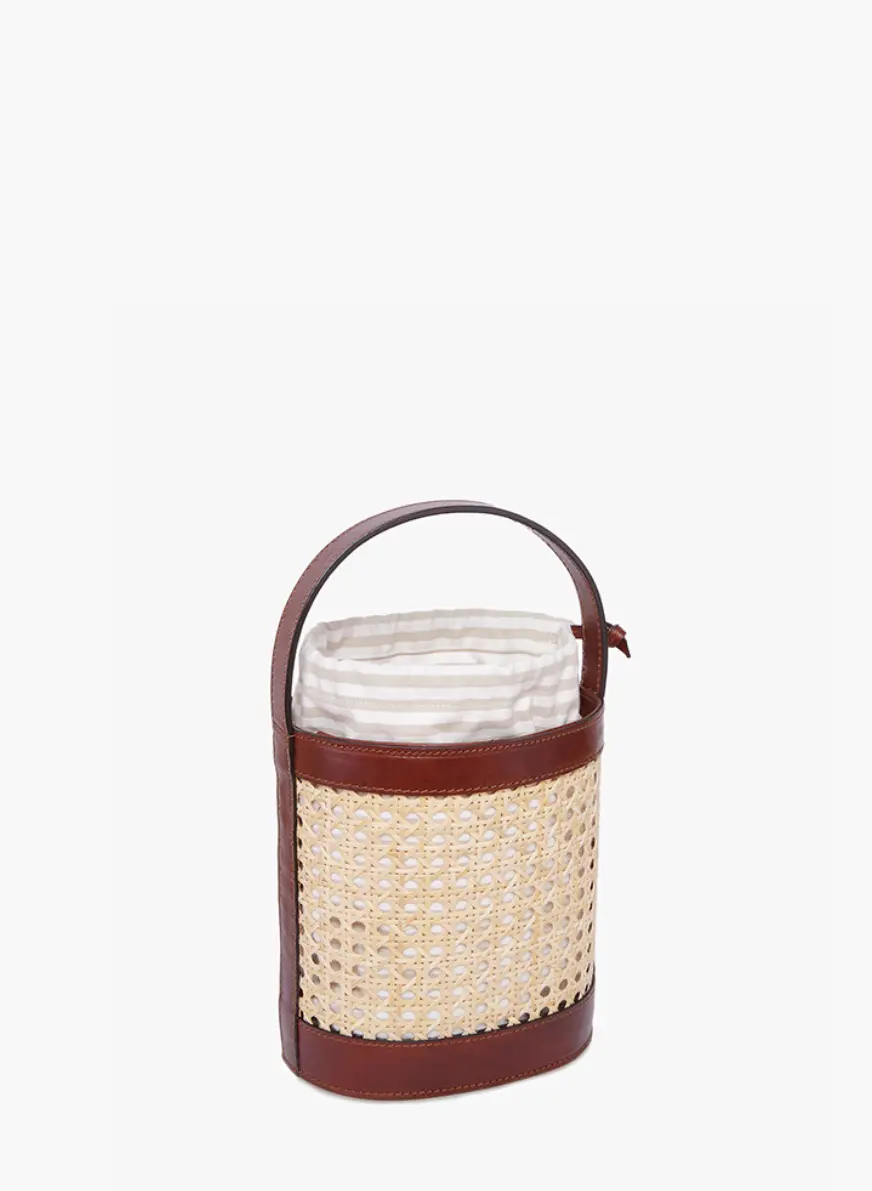 Tuco - STUDIO SARTA - Sac en cuir et rotin naturel artisanal – Image 4
