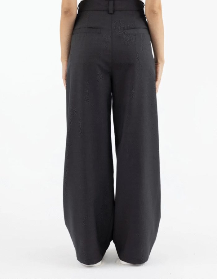 EYELET MILANO - Pantalon lBrera large en laine à pinces – Élégance italienne & conscience durable – Image 3
