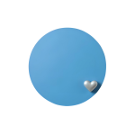 Bleu/Argent