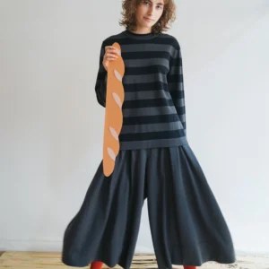 SARTORIA VICO - Jupe culotte en laine merinos bio