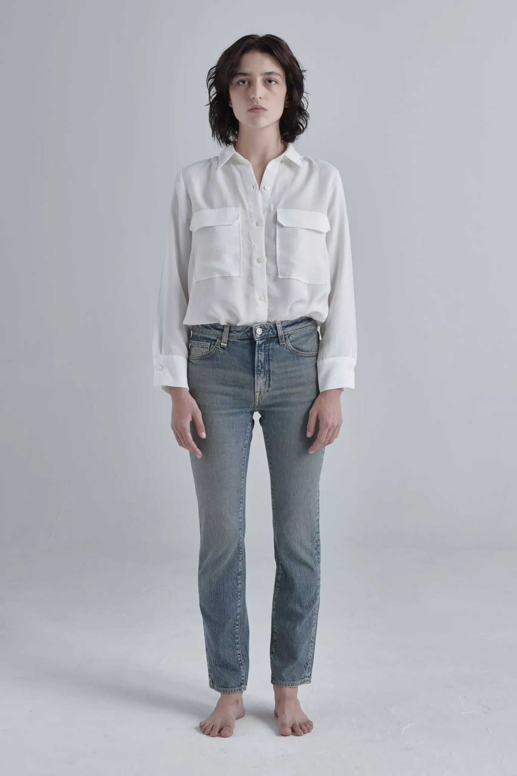 COREVA DESIGN Jean stretch femme bleu éthique et durable - modèle Giulia – Image 3