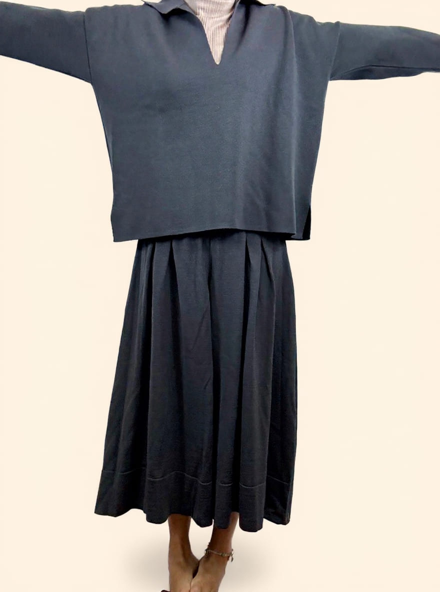 SARTORIA VICO - Polo Unisexe en laine merinos