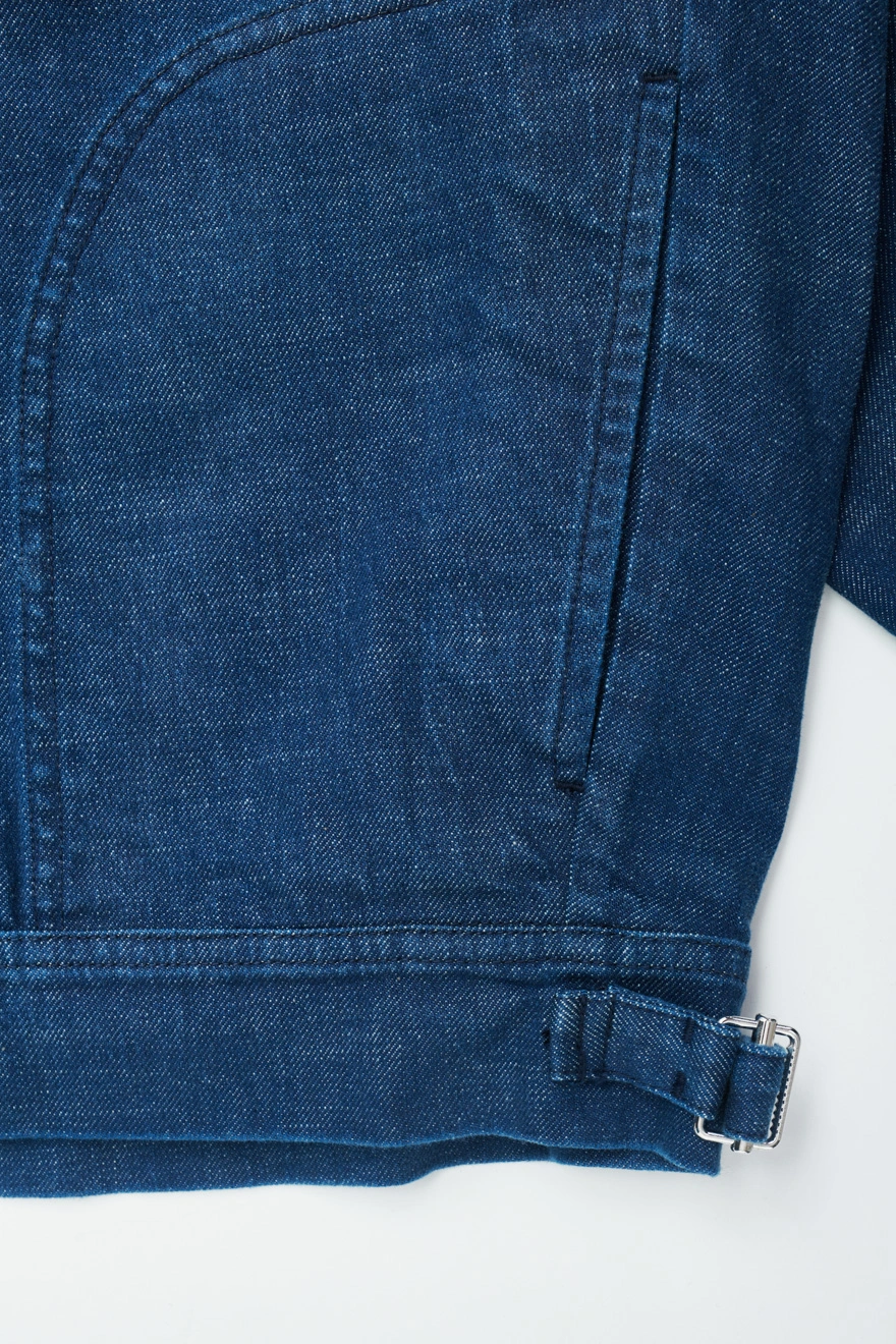 Veste stretch bleu femme homme éthique et durable, COREVA DESIGN – Image 3
