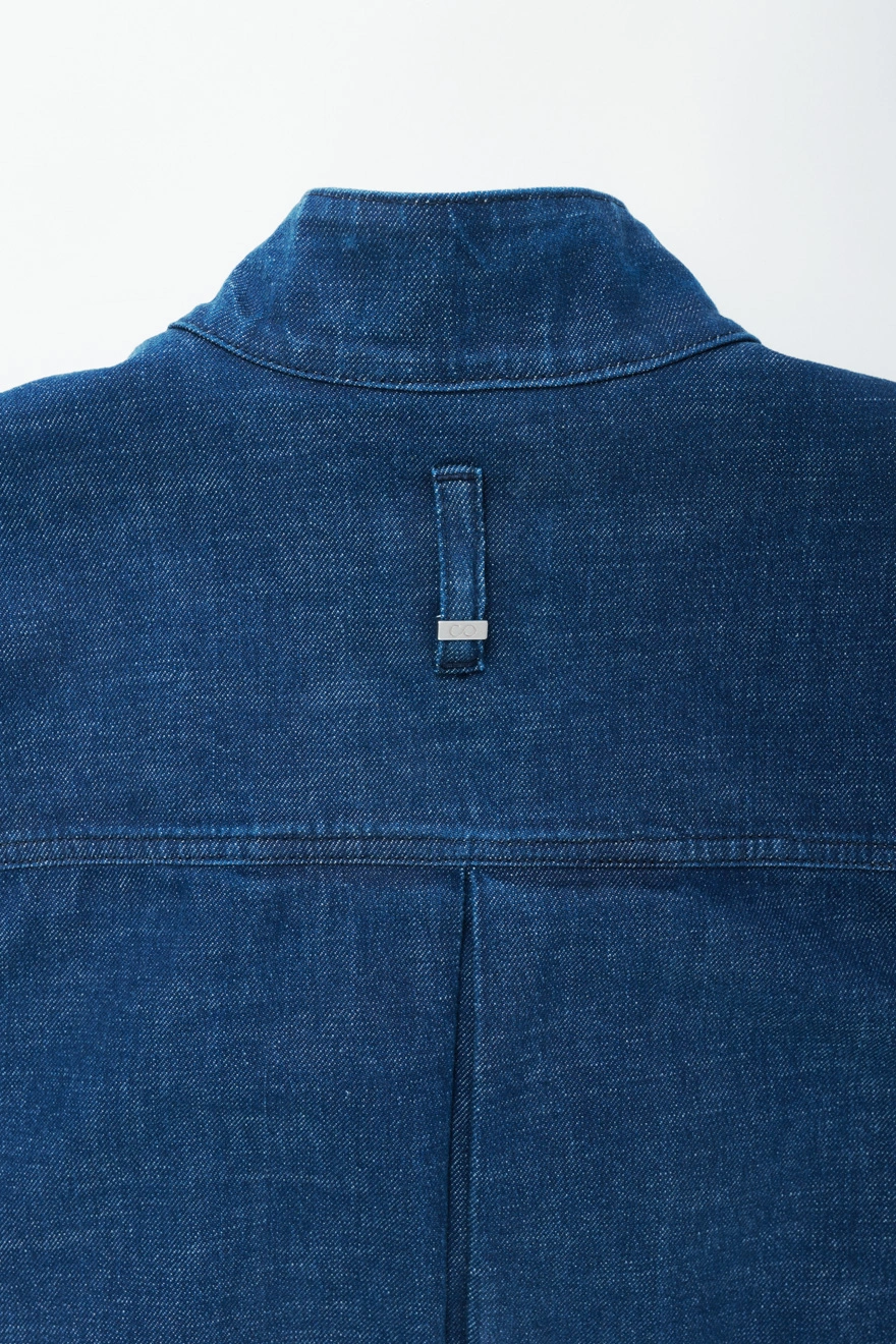 Veste stretch bleu femme homme éthique et durable, COREVA DESIGN – Image 5