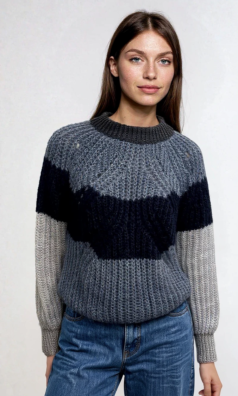 SARTORIA VICO - Pull en mohair et soie bio