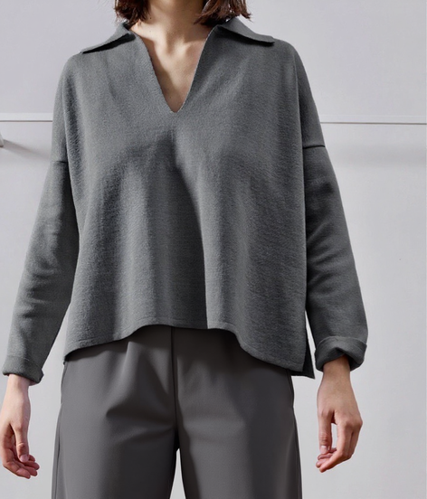 SARTORIA VICO - Polo Unisexe en laine merinos – Image 2