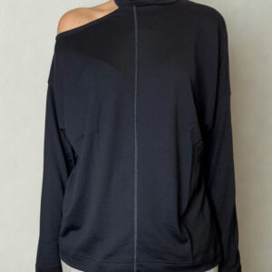 NATYOURAL - Pull col montant en laine & lyocell