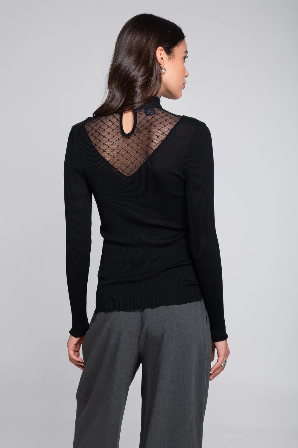 OSCALITO - Haut manches longues en laine Merinos & soie – Image 2