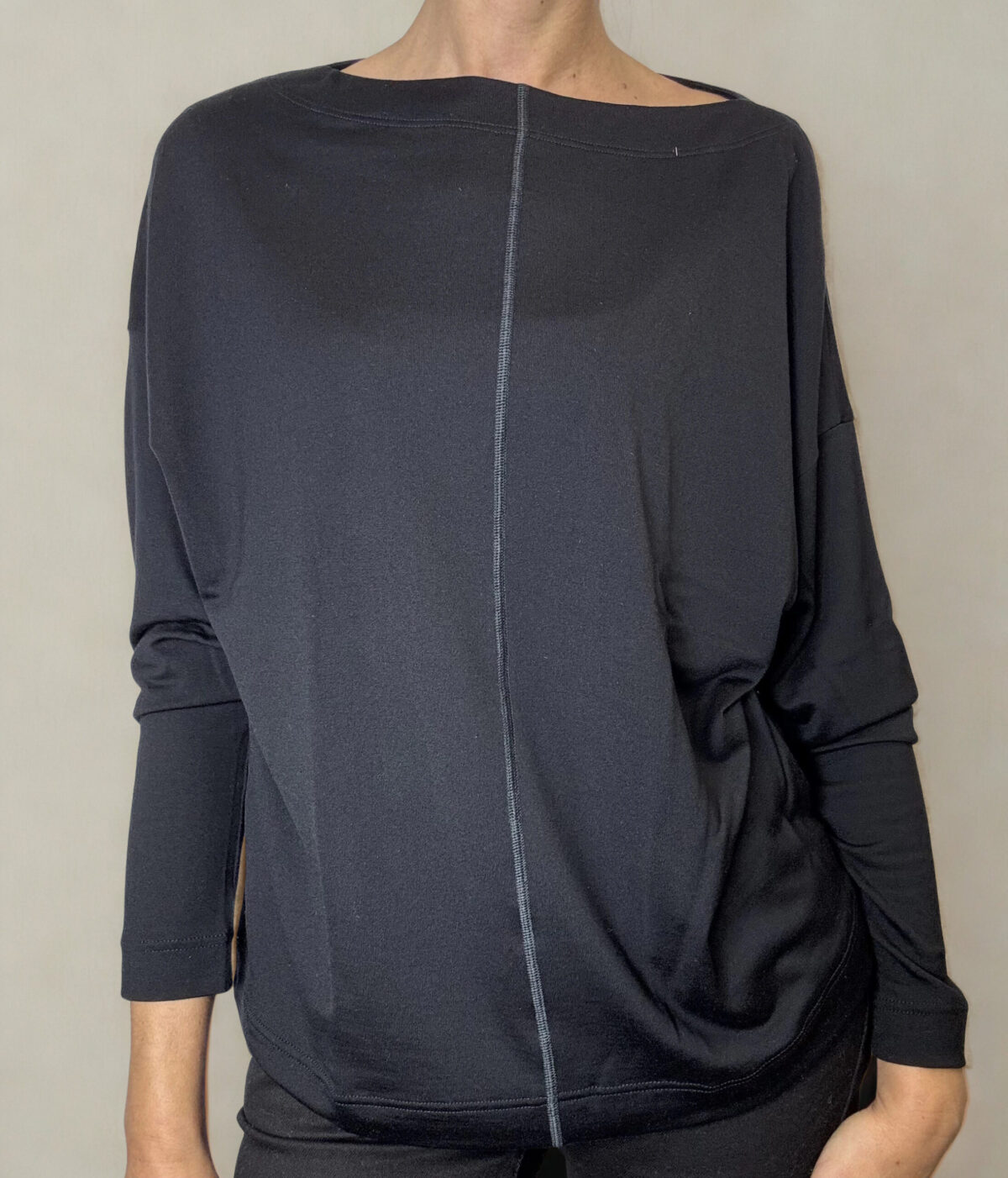 NATYOURAL - Pull col bateau en laine & lyocell – Image 3