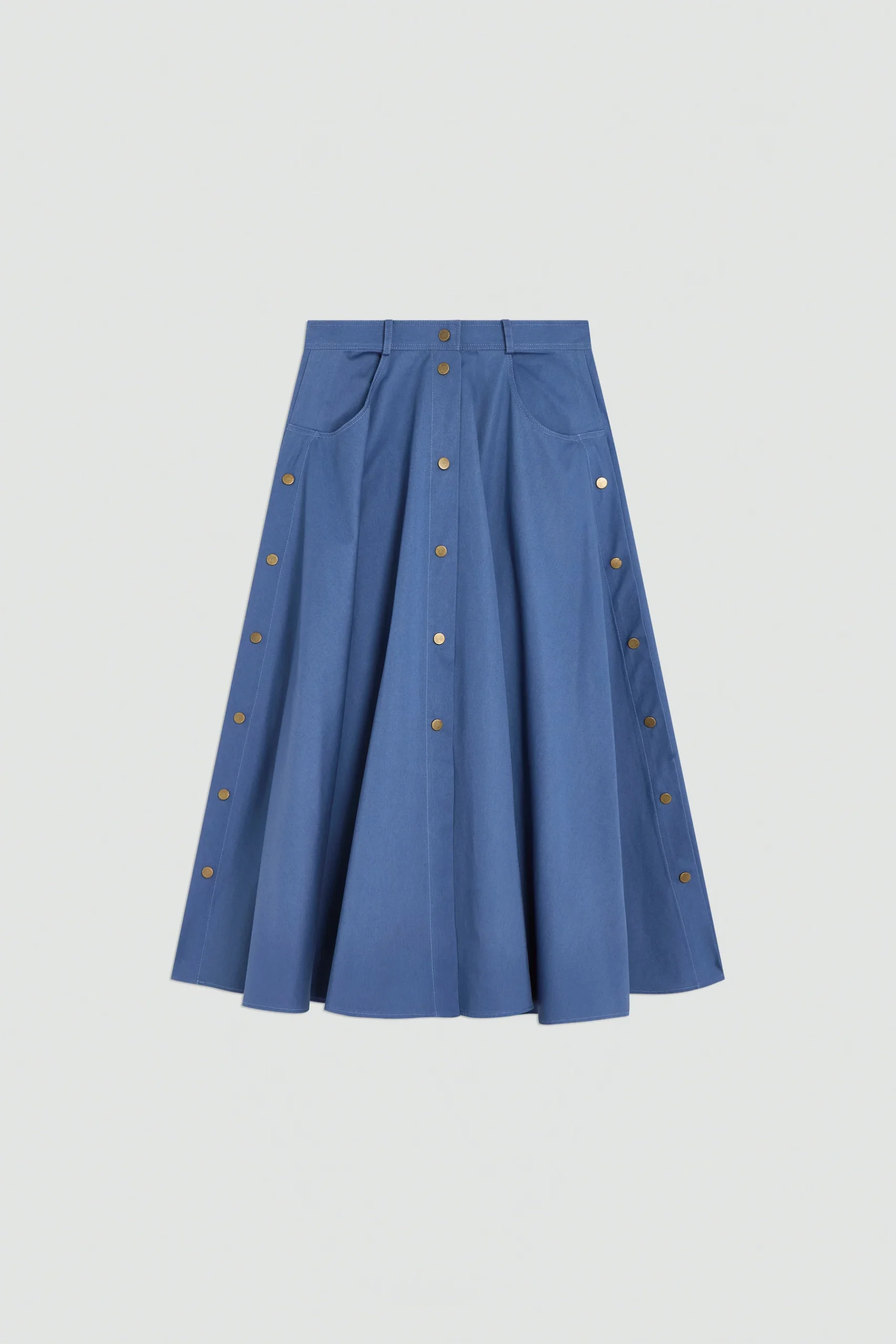 SEMICOUTURE Jupe Ramira évasée en gabardine de coton – Image 3