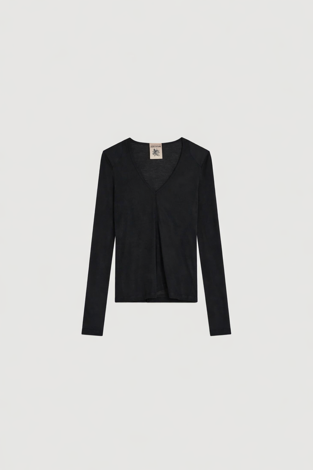 SEMICOUTURE Maille col V en fin modal – Image 3
