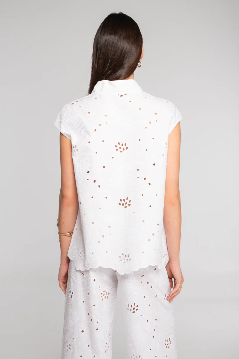 OSCALITO - T-shirt en coton broderie anglaise – Image 2