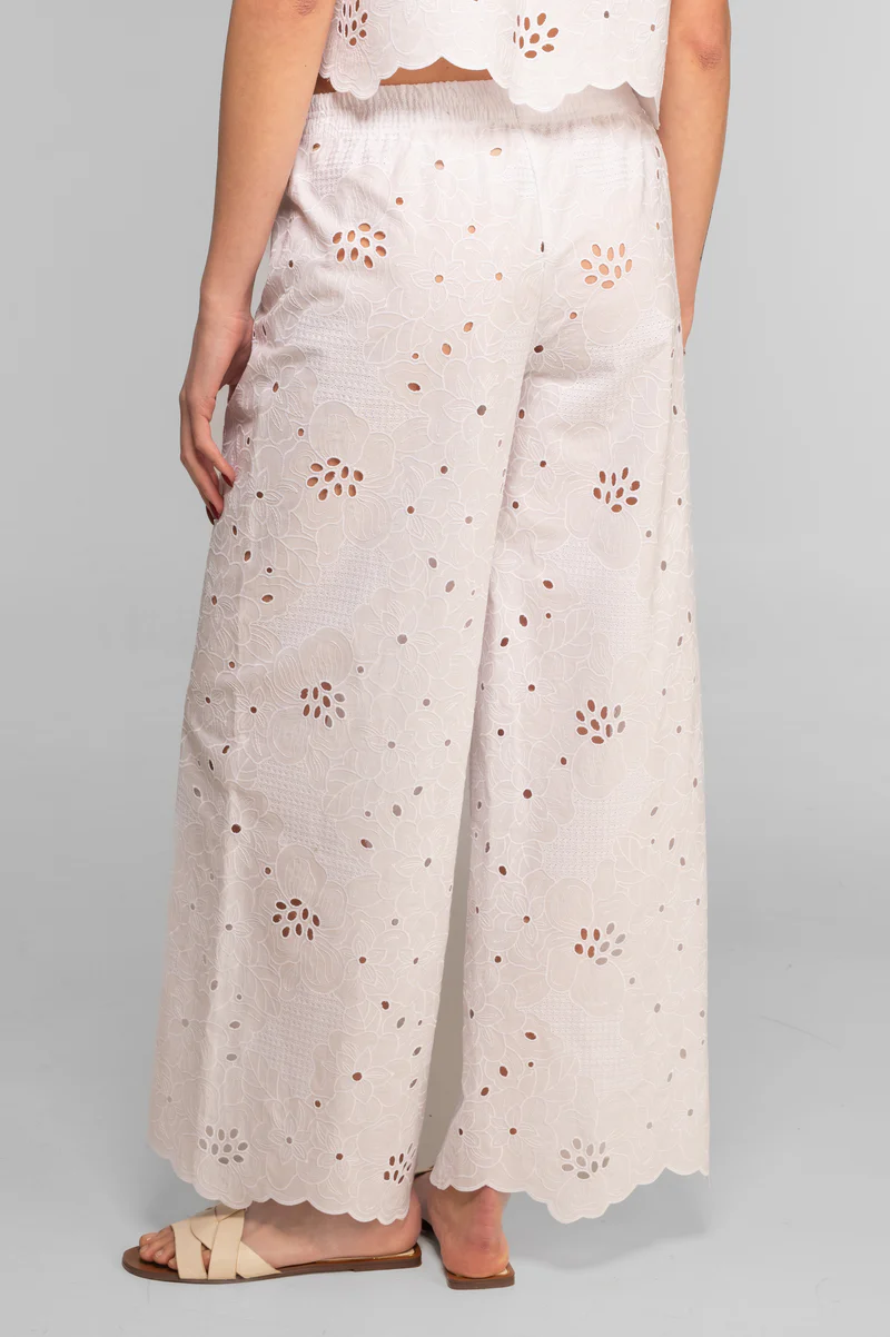OSCALITO - Pantalon coton en broderie anglaise – Image 3