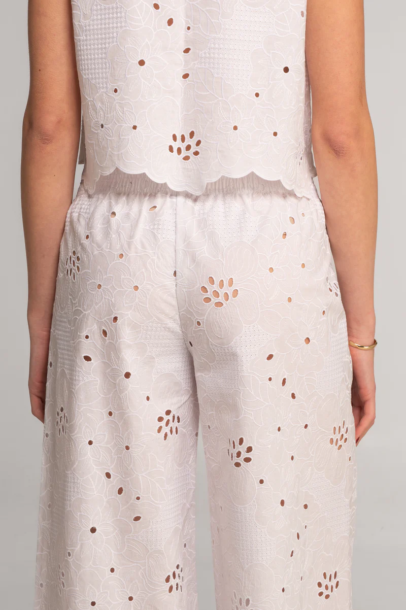 OSCALITO - Pantalon coton en broderie anglaise – Image 4