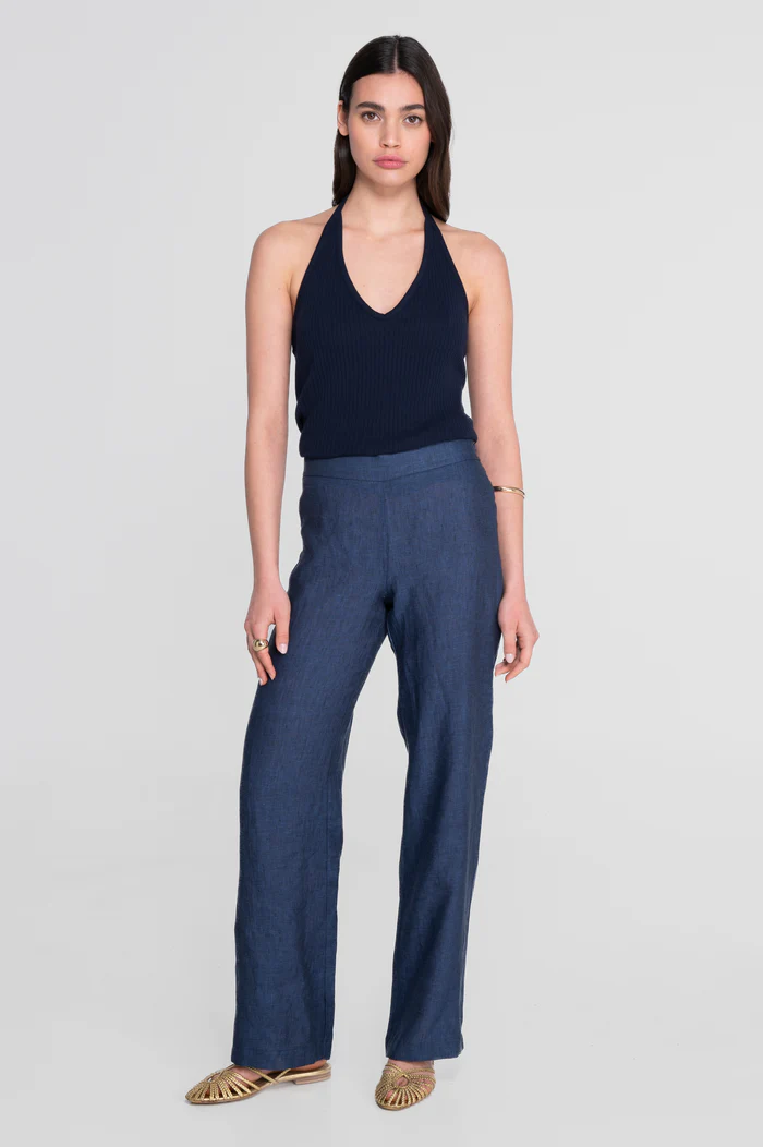 OSCALITO - Pantalon en lin fluide