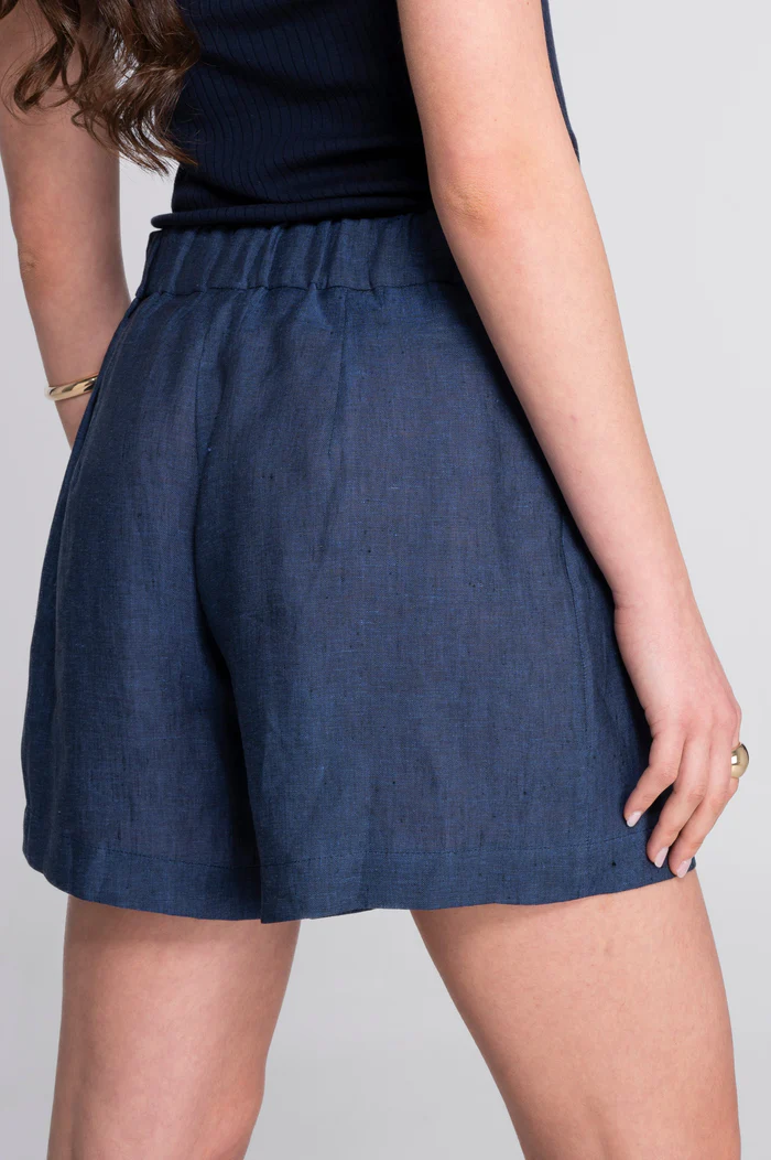 OSCALITO - Short en lin évasé – Image 3