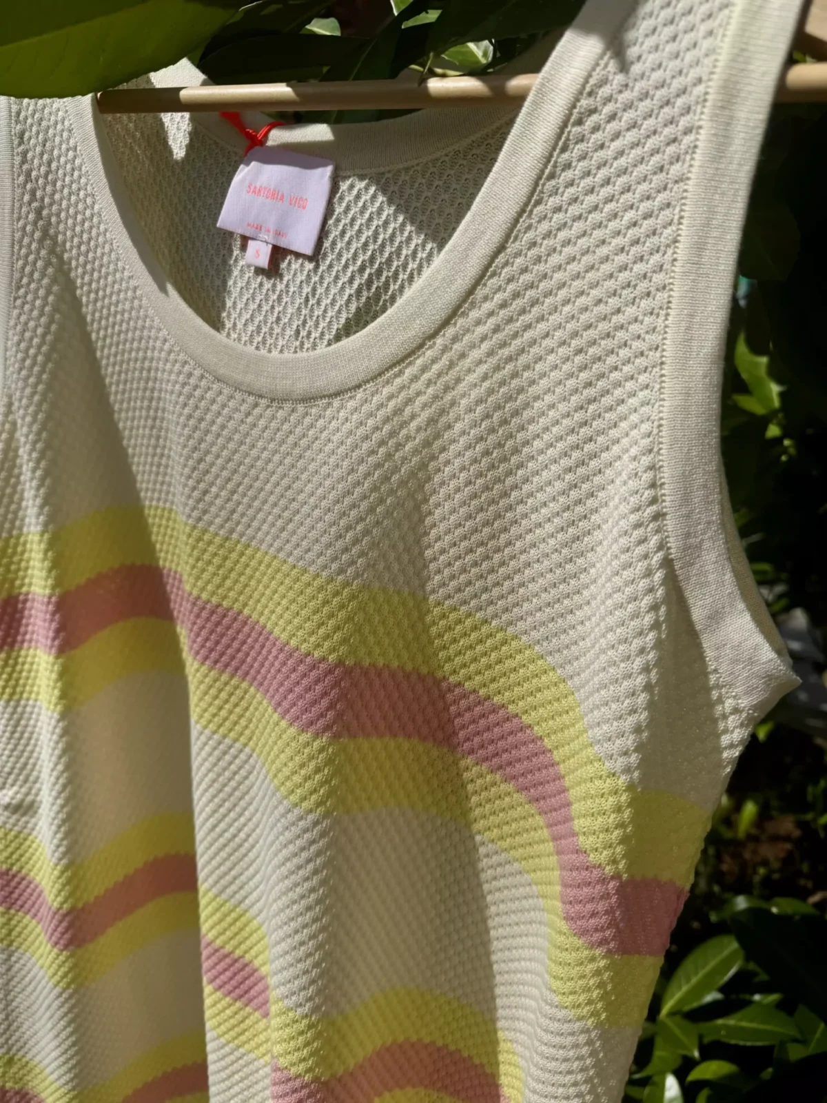 SARTORIA VICO - Robe courte en maille nid d’abeille – Image 7