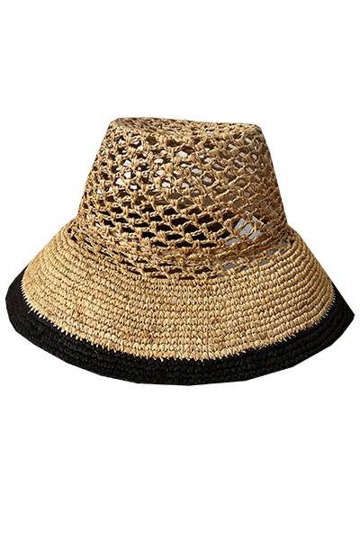 SEMICOUTURE - Chapeau en raphia