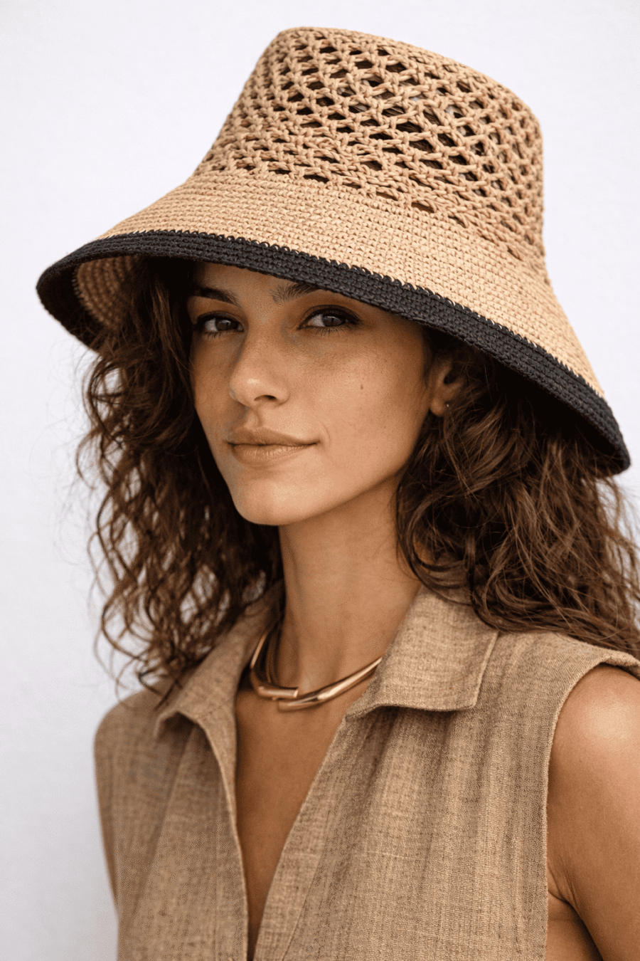 SEMICOUTURE - Chapeau en raphia – Image 2