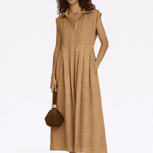 SEMICOUTURE - Robe longue 100% lin