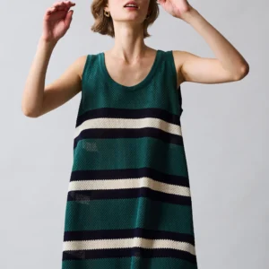 SARTORIA VICO - Robe courte en maille nid d’abeille