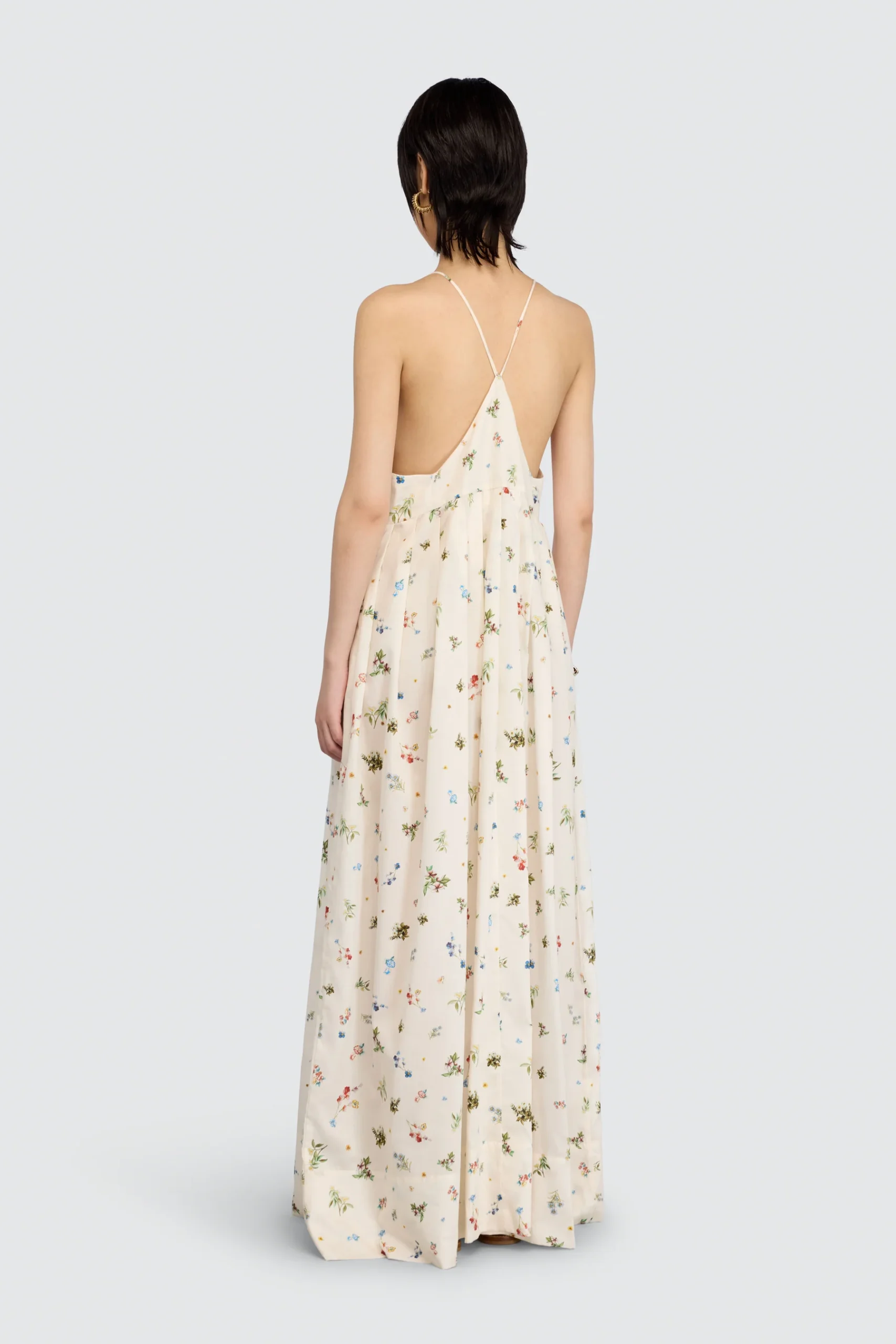 SEMICOUTURE - Robe en popeline de coton imprimée – Image 4