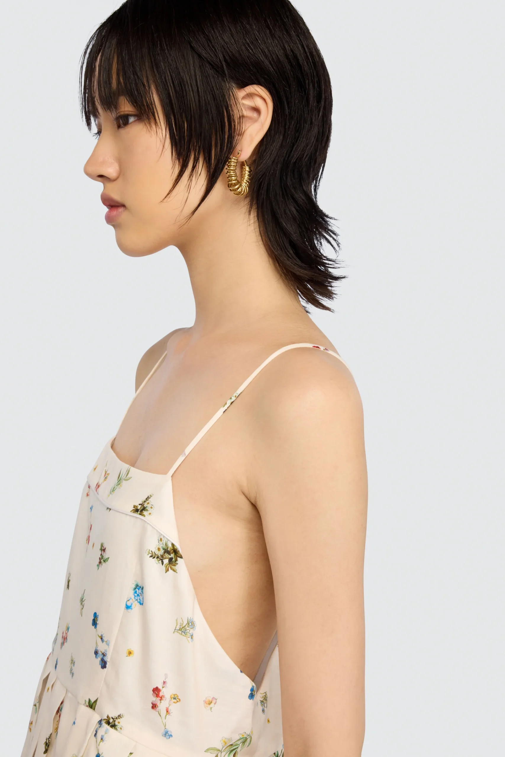 SEMICOUTURE - Robe en popeline de coton imprimée – Image 5