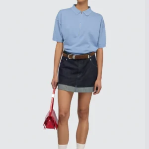 SEMICOUTURE - Mini jupe en tencel