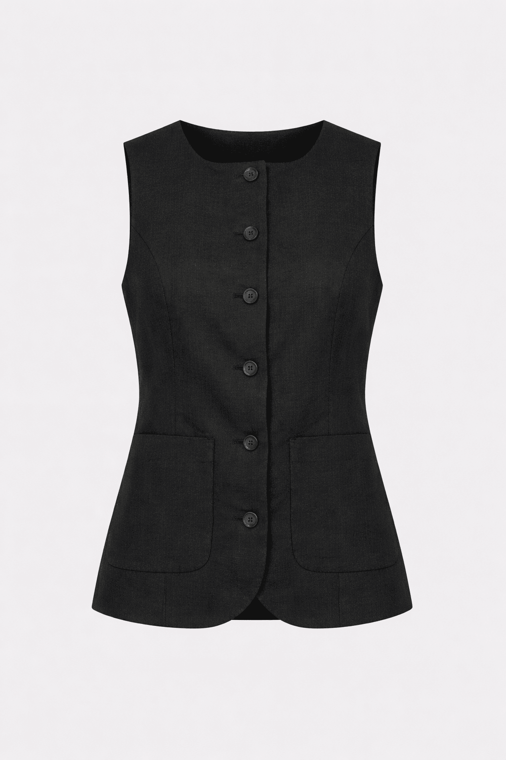 SEMICOUTURE - Gilet en lin – Image 6