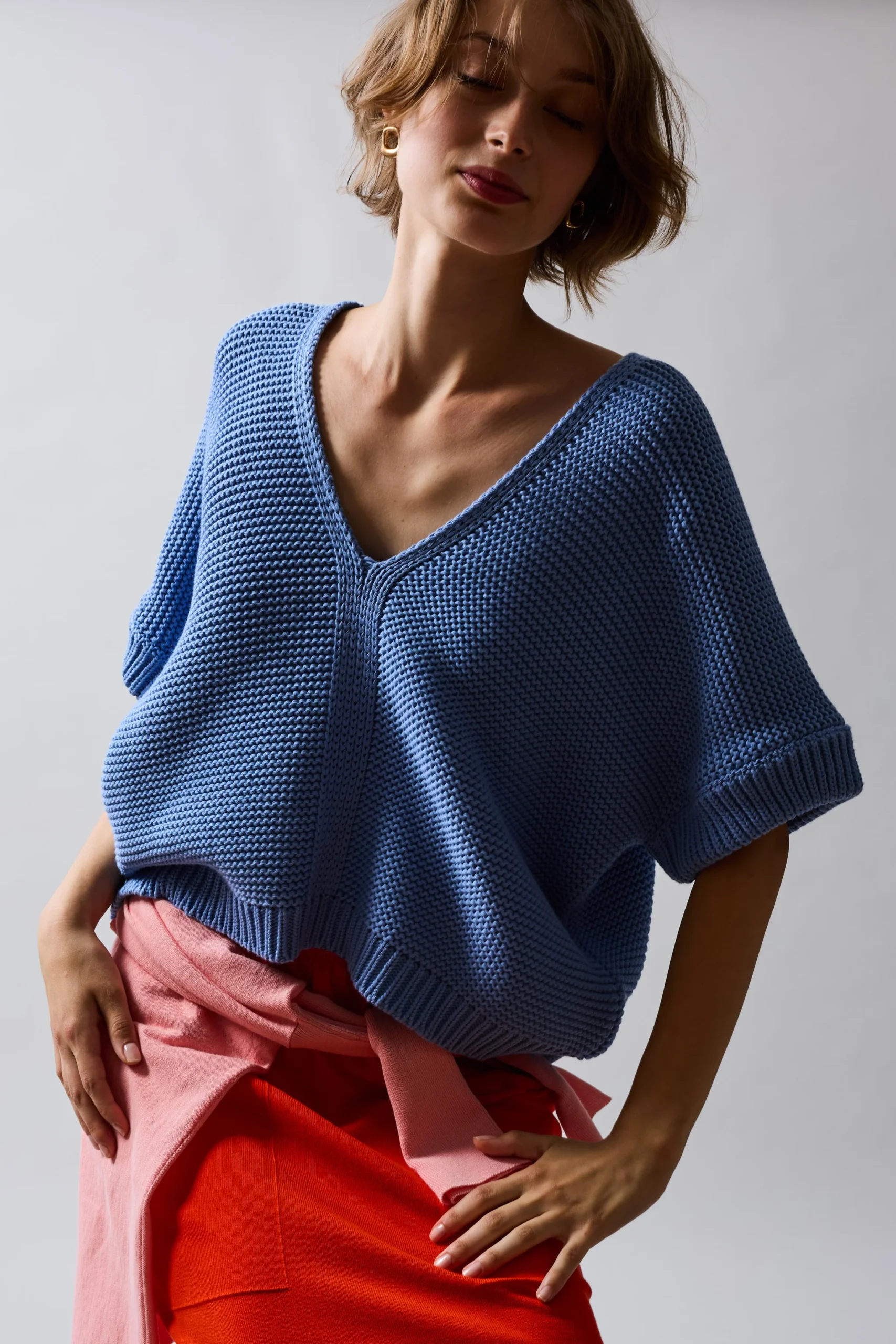 Sartoria Vico - Haut en coton tricoté