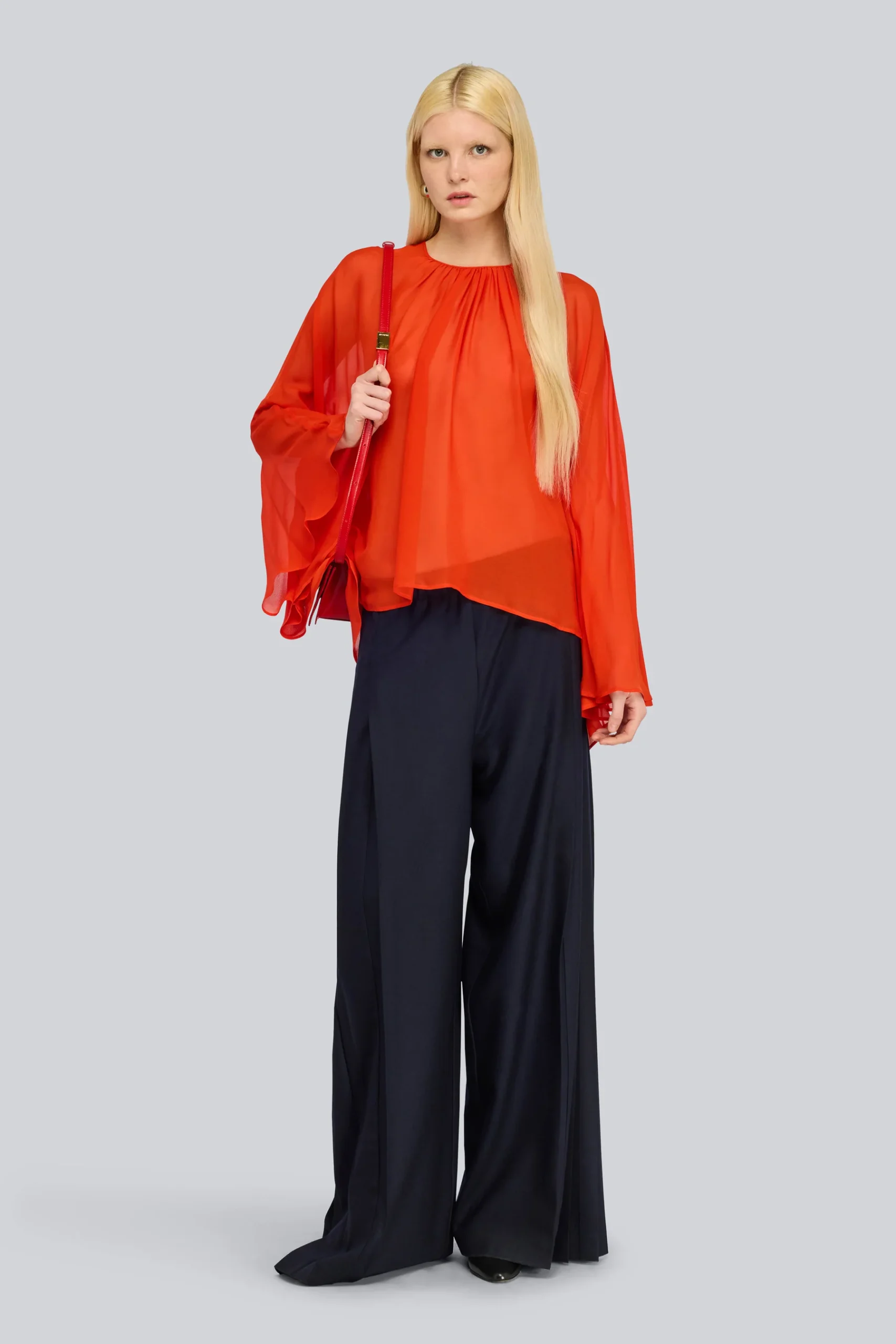 Semicouture - Pantalon Ceara en flanelle de laine