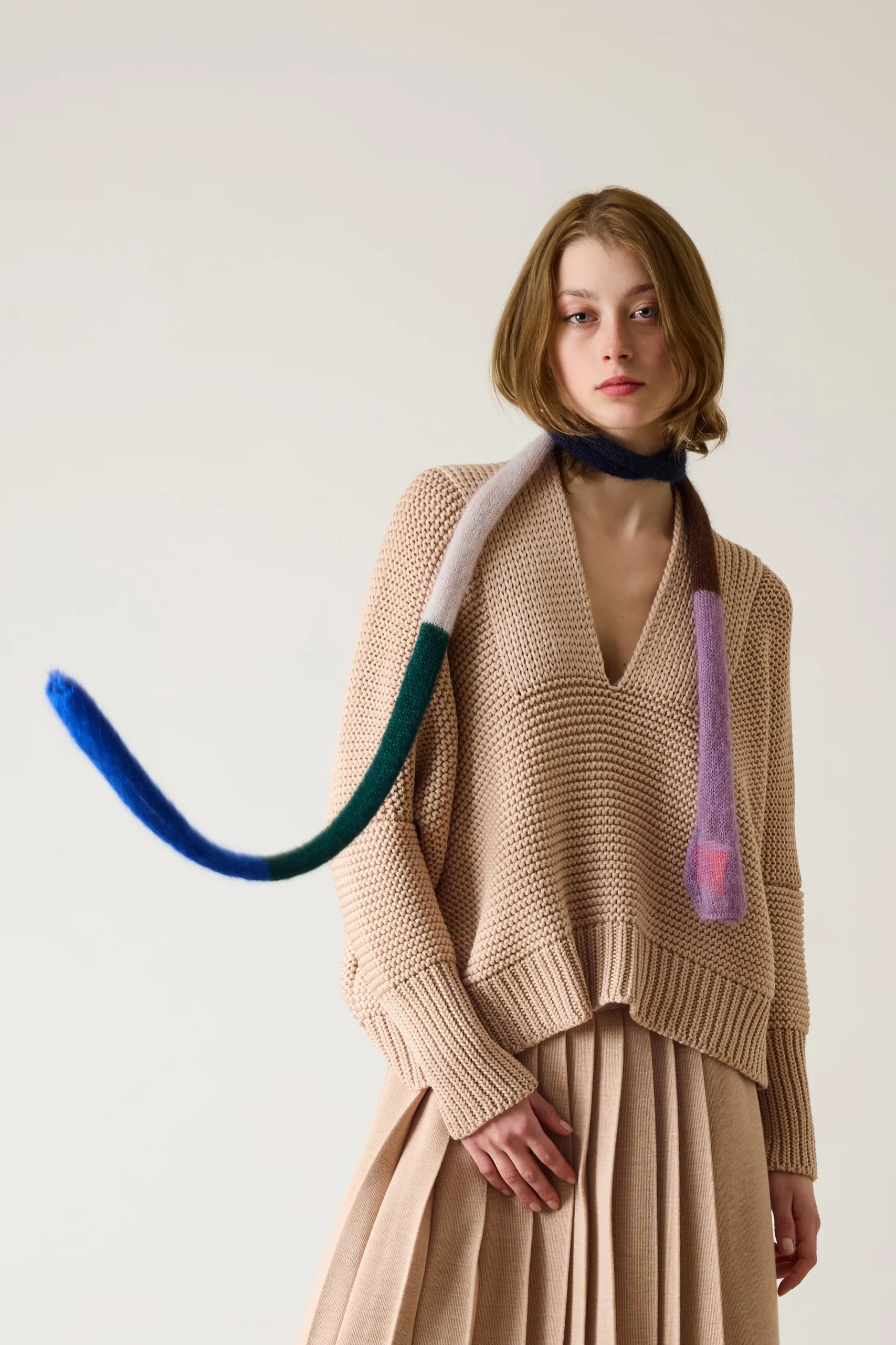 SARTORIA VICO - Baluffino en mohair et soie